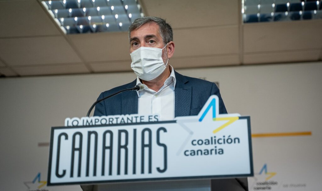 Fernando Clavijo, secretario general de Coalición Canaria. Foto Web RTVC.